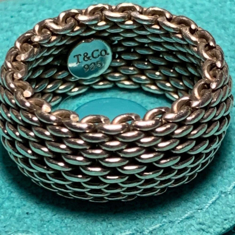 Tiffany & Co Somerset Mesh Ring